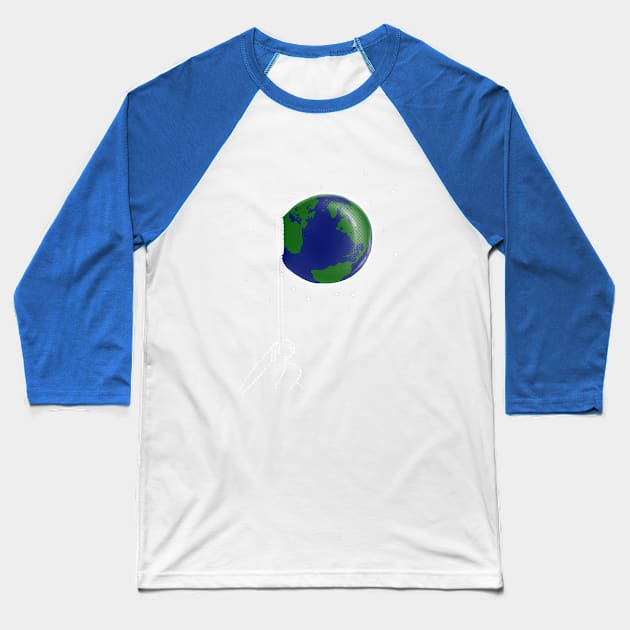 Bubble earth Baseball T-Shirt by barmalisiRTB